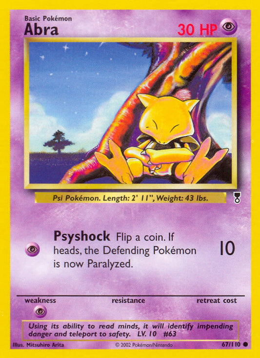 Abra | Legendary Collection | Other | 67/110 | New Mint | Common