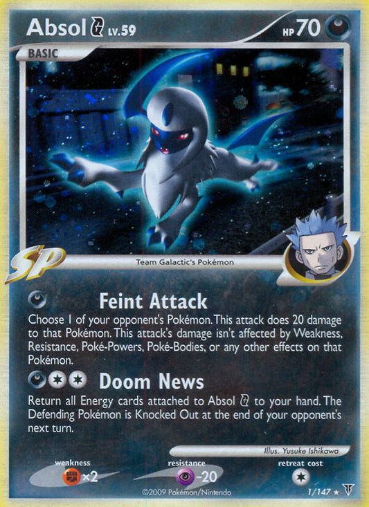 Absol G | Supreme Victors | Platinum | 1/147 | New Mint | Rare Holo