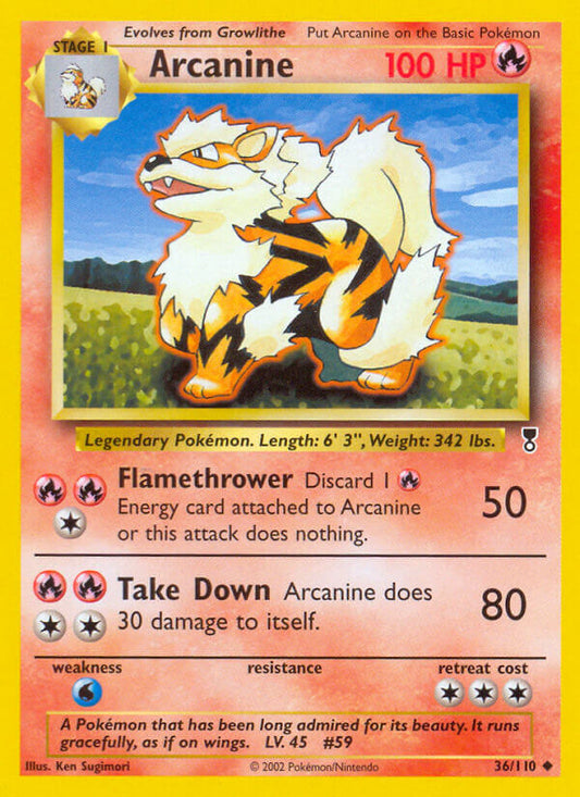 Arcanine | Legendary Collection | Other | 36/110 | New Mint | Uncommon