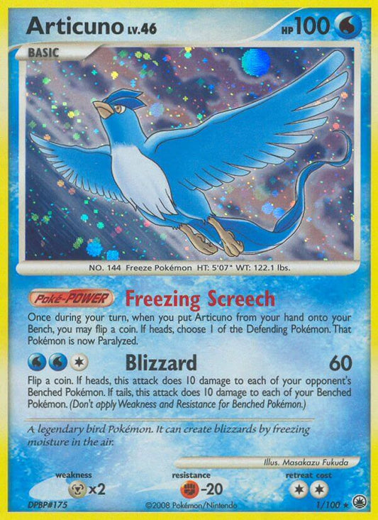 Articuno | Majestic Dawn | Diamond & Pearl | 1/100 | New Mint | Rare Holo