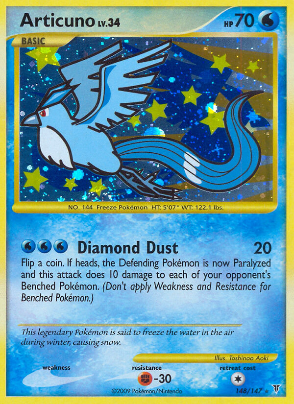 Articuno | Supreme Victors | Platinum | 148/147 | New Mint | Rare Secret