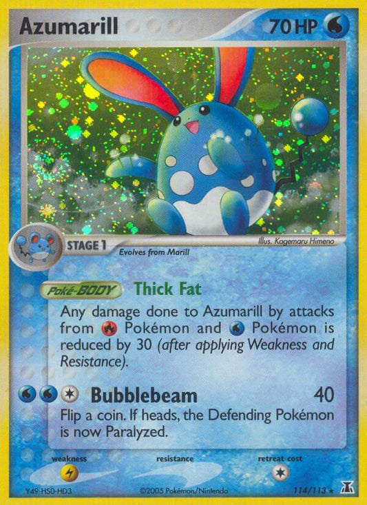 Azumarill | Delta Species | EX | 114/113 | New Mint | Rare Secret