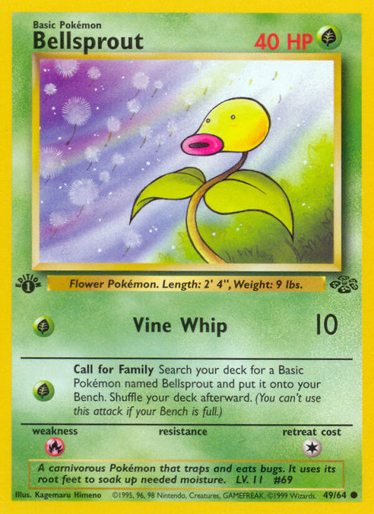 Bellsprout | Jungle | Classic | 49/64 | New Mint | Common