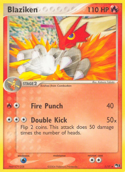 Blaziken | POP Series 1 | EX | 1/17 | New Mint | Rare