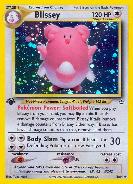 Blissey | Neo Revelation | Neo | 2/64 | New Mint | Rare Holo
