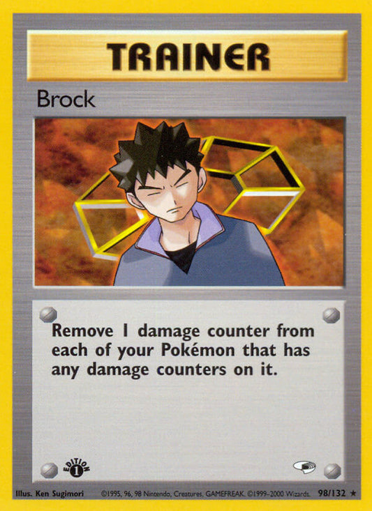 Brock | Gym Heroes | Gym | 98/132 | New Mint | Rare