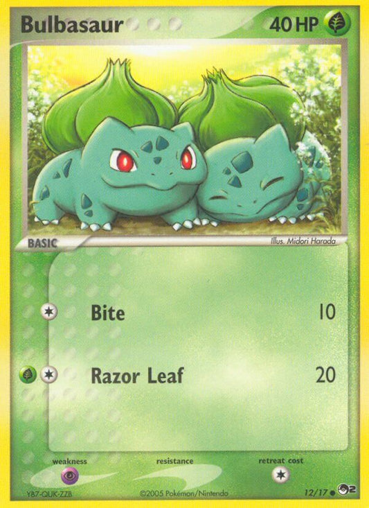 Bulbasaur | POP Series 2 | EX | 12/17 | New Mint | Common