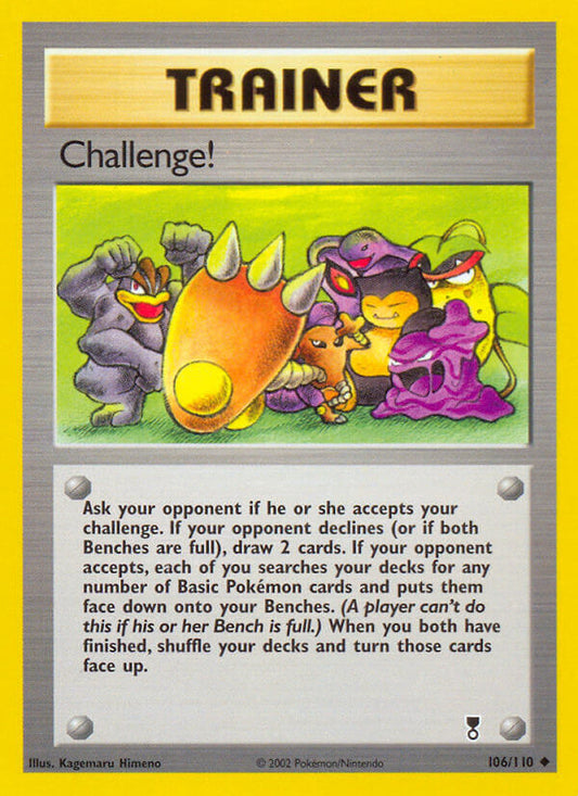 Challenge! | Legendary Collection | Other | 106/110 | New Mint | Uncommon