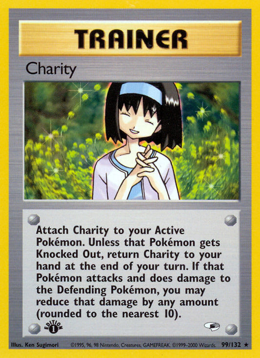 Charity | Gym Heroes | Gym | 99/132 | New Mint | Rare