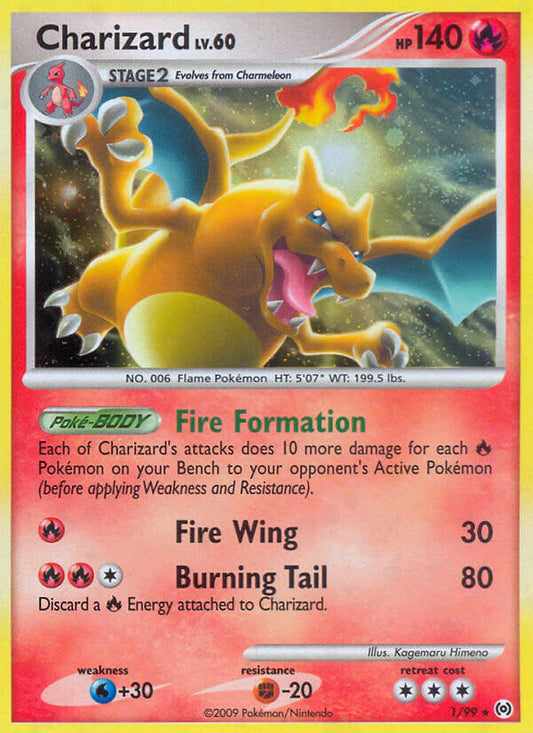 Charizard | Arceus | Platinum | 1/99 | New Mint | Rare Holo