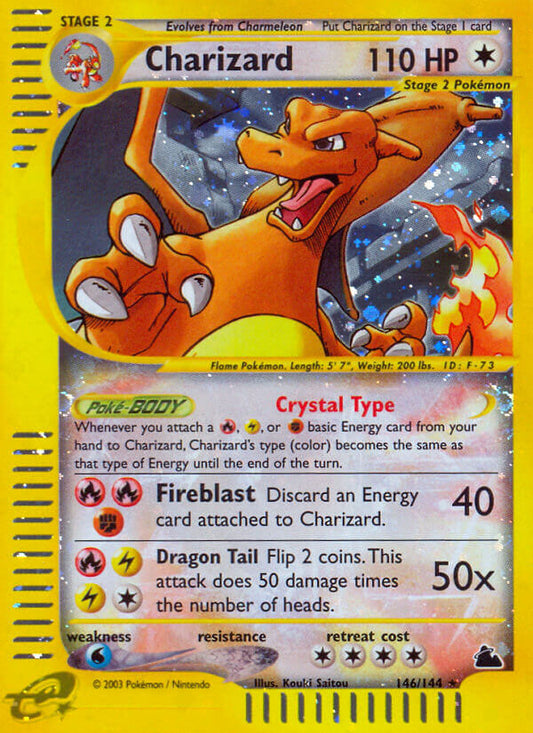 Charizard | Skyridge | E-Card | 146/144 | New Mint | Rare Secret
