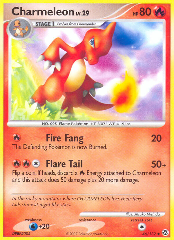 Charmeleon | Secret Wonders | Diamond & Pearl | 46/132 | New Mint | Uncommon