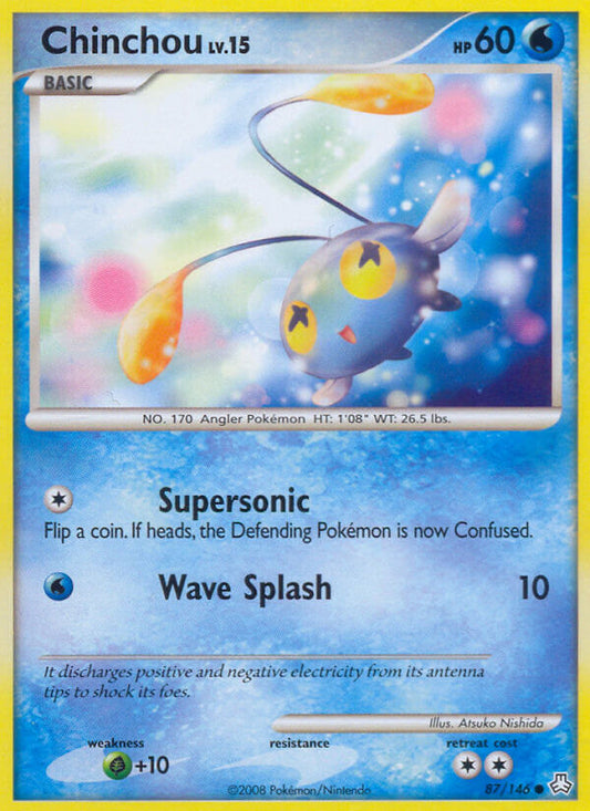 Chinchou | Legends Awakened | Diamond & Pearl | 87/146 | New Mint | Common