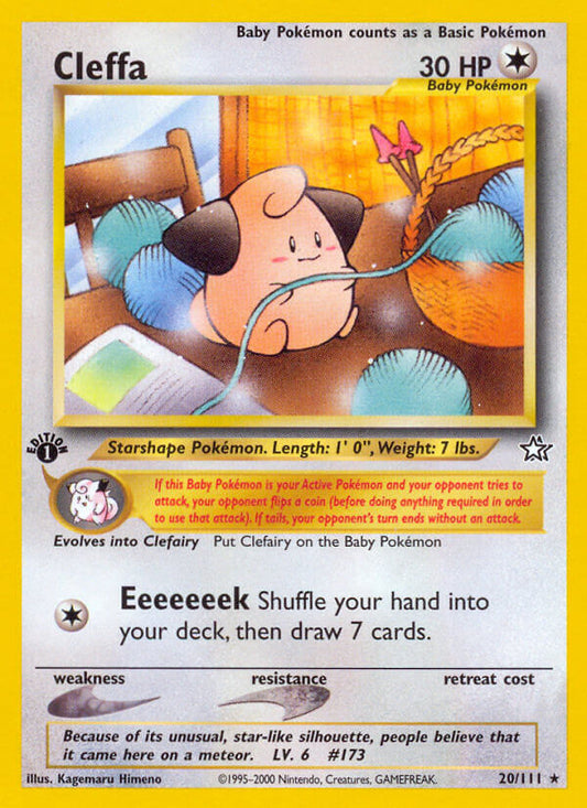 Cleffa | Neo Genesis | Neo | 20/111 | New Mint | Rare