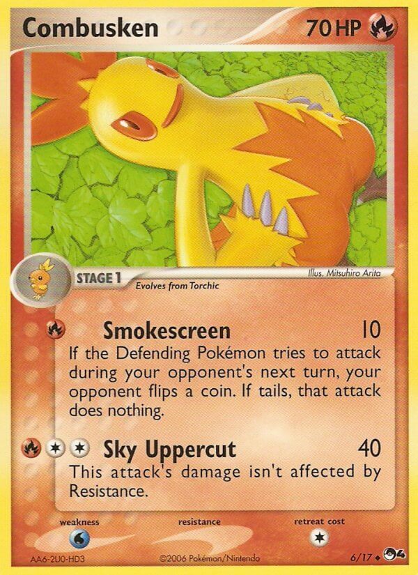 Combusken | POP Series 4 | EX | 6/17 | New Mint | Uncommon