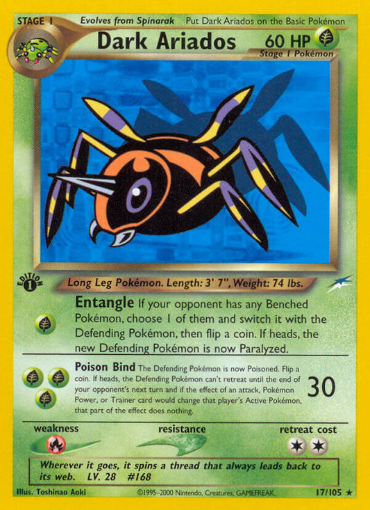 Dark Ariados | Neo Destiny | Neo | 17/105 | New Mint | Rare