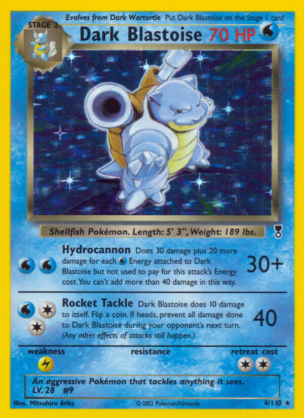 Dark Blastoise | Legendary Collection | Other | 4/110 | New Mint | Rare Holo