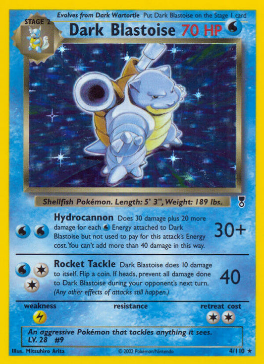 Dark Blastoise | Legendary Collection | Other | 4/110 | New Mint | Rare Holo