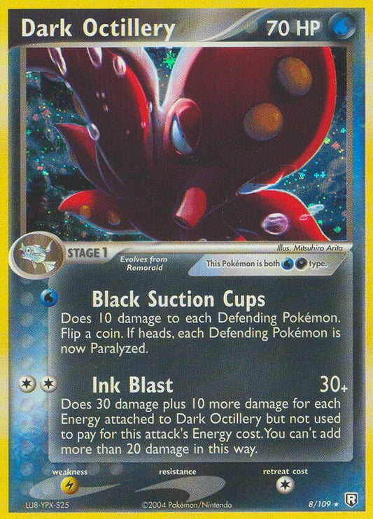 Dark Octillery | Team Rocket Returns | EX | 8/109 | New Mint | Rare Holo