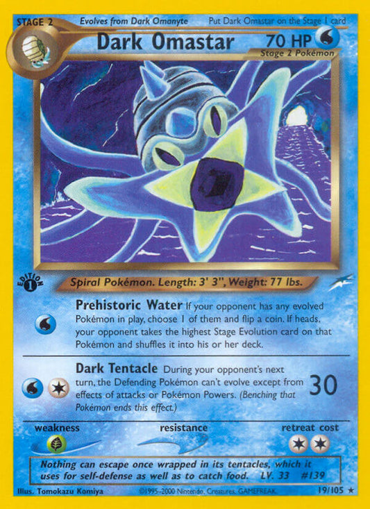 Dark Omastar | Neo Destiny | Neo | 19/105 | New Mint | Rare