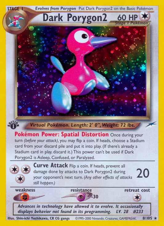 Dark Porygon2 | Neo Destiny | Neo | 8/105 | New Mint | Rare Holo