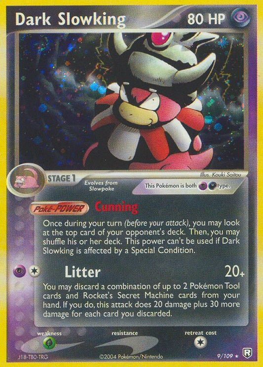 Dark Slowking | Team Rocket Returns | EX | 9/109 | New Mint | Rare Holo