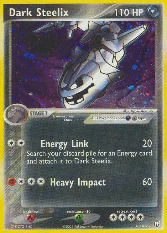 Dark Steelix | Team Rocket Returns | EX | 10/109 | New Mint | Rare Holo