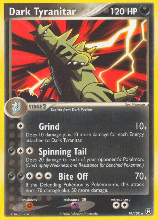 Dark Tyranitar | Team Rocket Returns | EX | 19/109 | New Mint | Rare