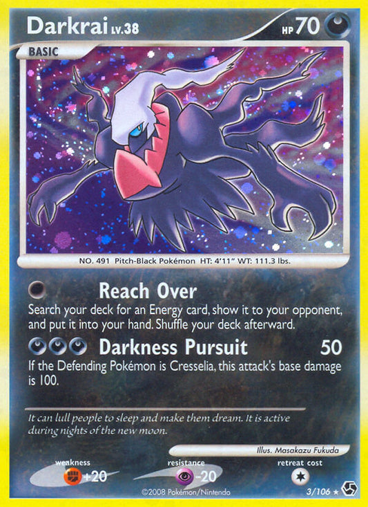 Darkrai | Great Encounters | Diamond & Pearl | 3/106 | New Mint | Rare Holo
