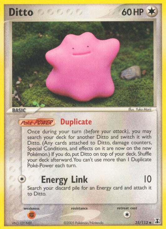 Ditto | Delta Species | EX | 35/113 | New Mint | Uncommon