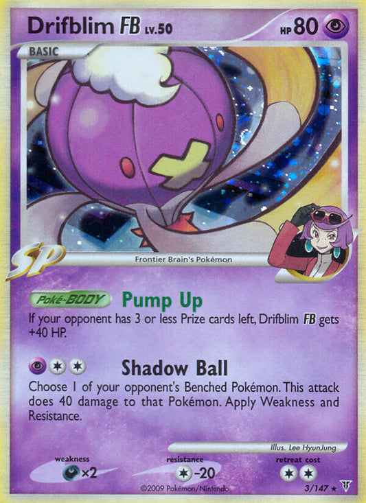 Drifblim FB | Supreme Victors | Platinum | 3/147 | New Mint | Rare Holo