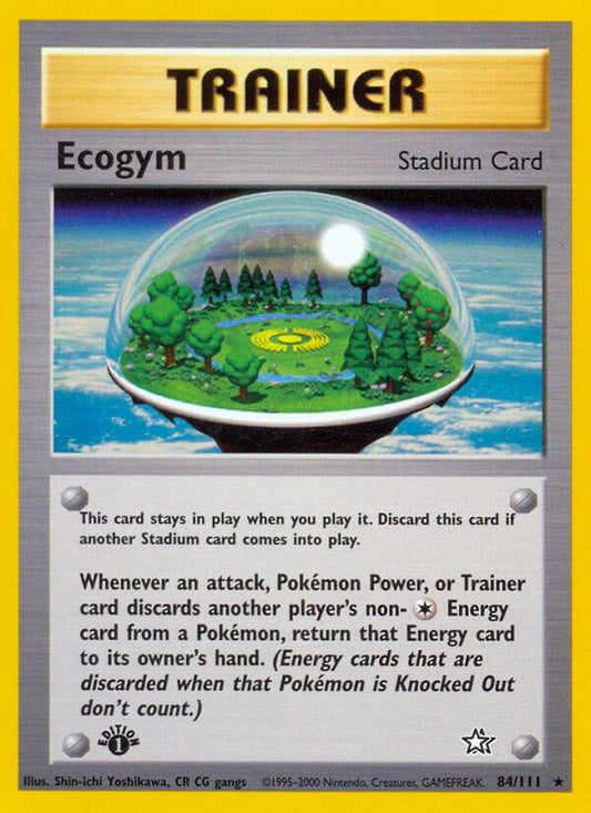 Ecogym | Neo Genesis | Neo | 84/111 | New Mint | Rare