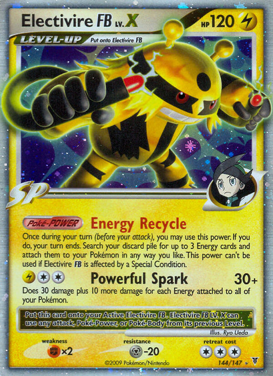 Electivire FB LV.X | Supreme Victors | Platinum | 144/147 | New Mint | Rare Holo LV.X