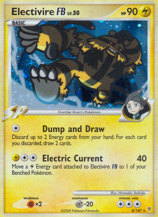 Electivire FB | Supreme Victors | Platinum | 4/147 | New Mint | Rare Holo