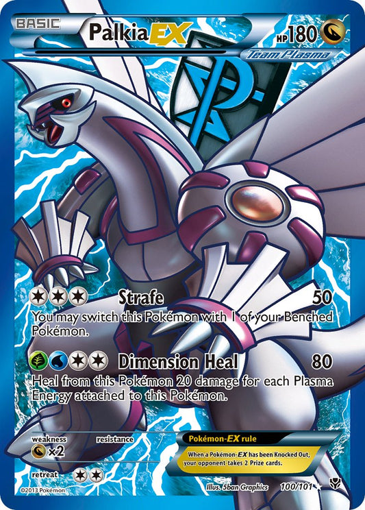 Palkia EX | Plasma Blast | Black & White | 100/101 | New Mint | Ultra Rare