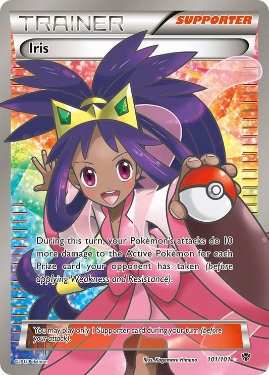 Iris | Plasma Blast | Black & White | 101/101 | New Mint | Ultra Rare