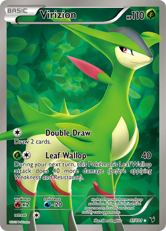 Virizion | Noble Victories | Black & White | 97/101 | New Mint | Ultra Rare