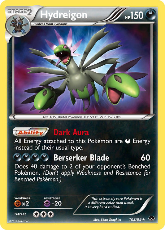 Hydreigon | Next Destinies | Black & White | 103/99 | New Mint | Rare Secret