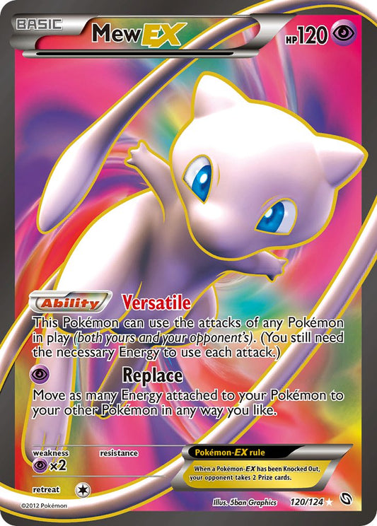 Mew EX | Dragons Exalted | Black & White | 120/124 | New Mint | Ultra Rare
