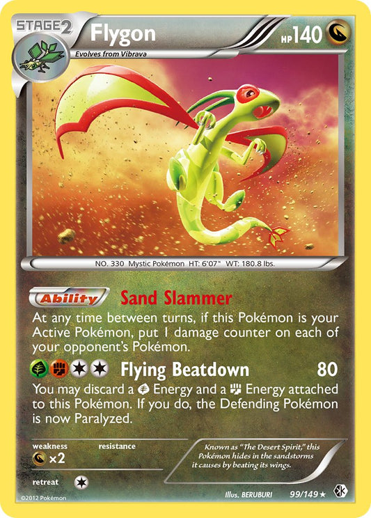 Flygon | Boundaries Crossed | Black & White | 99/149 | New Mint | Rare Holo