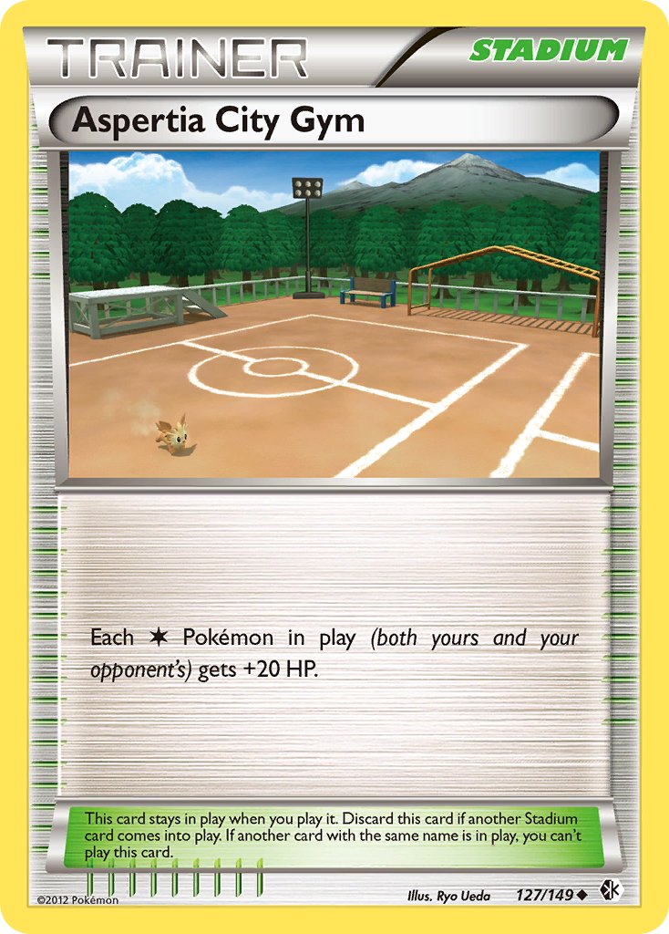 Aspertia City Gym | Boundaries Crossed | Black & White | 127/149 | New Mint | Uncommon