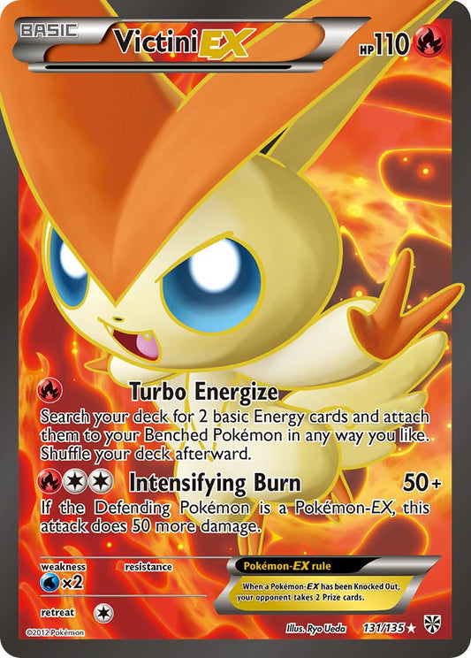 Victini EX | Plasma Storm | Black & White | 131/135 | New Mint | Ultra Rare