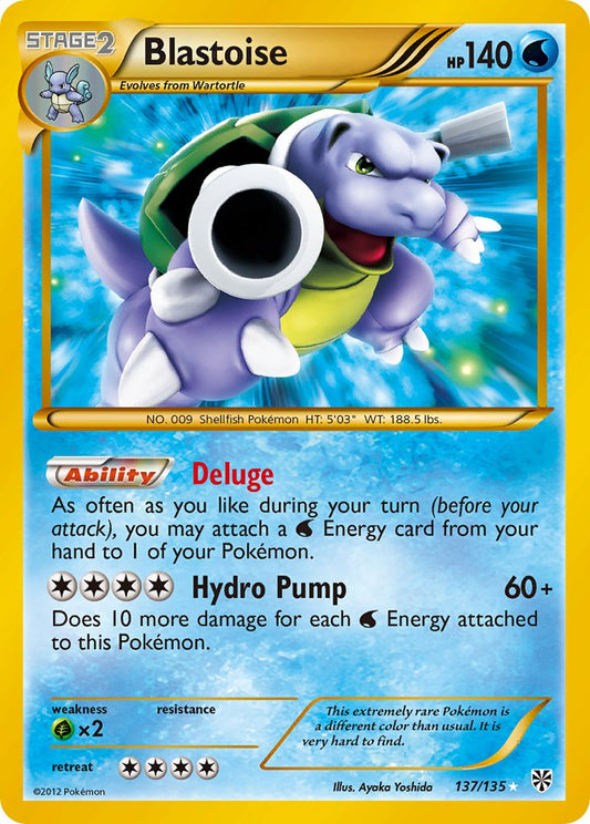 Blastoise | Plasma Storm | Black & White | 137/135 | New Mint | Rare Secret