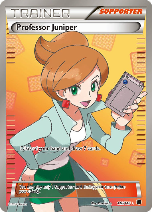 Professor Juniper | Plasma Freeze | Black & White | 116/116 | New Mint | Ultra Rare