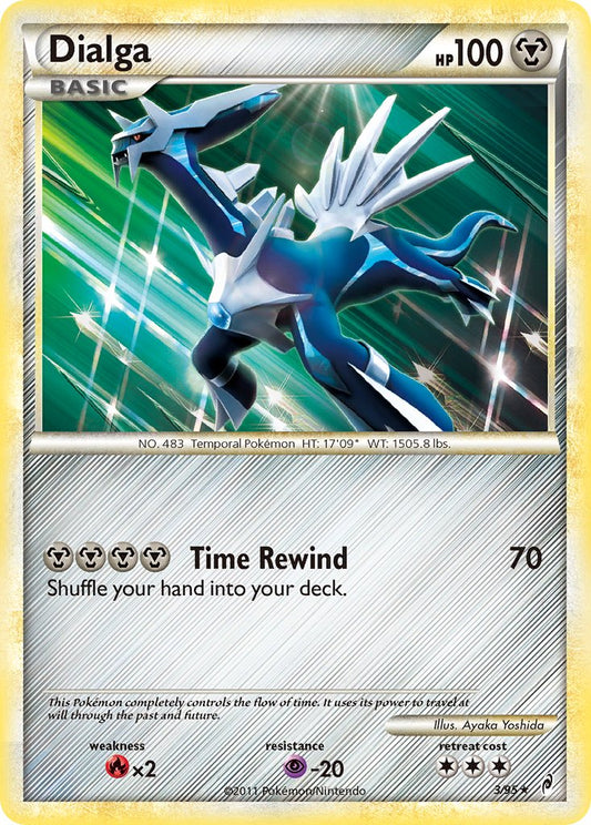 Dialga | Call of Legends | HeartGold & SoulSilver | 3/95 | New Mint | Rare Holo