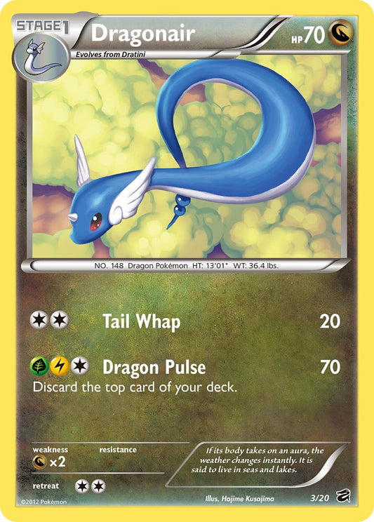 Dragonair | Dragon Vault | Black & White | 3/20 | New Mint | No Rarity