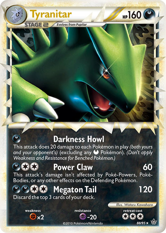 Tyranitar | Unleashed | HeartGold & SoulSilver | 88/95 | New Mint | Rare Prime