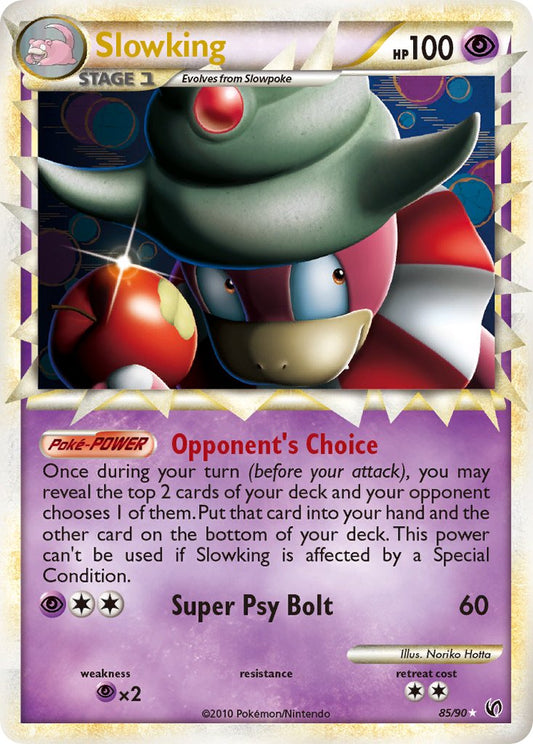 Slowking | Undaunted | HeartGold & SoulSilver | 85/90 | New Mint | Rare Prime