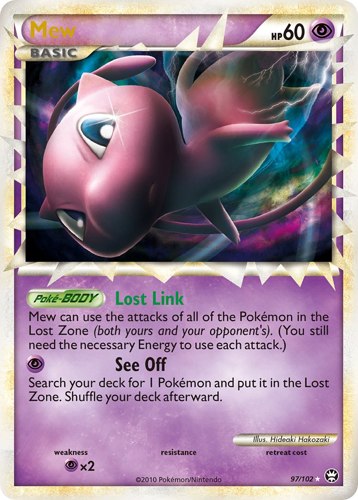 Mew | Triumphant | HeartGold & SoulSilver | 97/102 | New Mint | Rare Prime