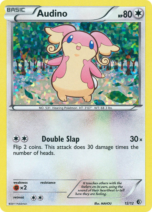 Audino | McDonald's Collection 2011 | Black & White | 12/12 | New Mint | No Rarity